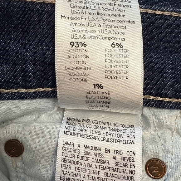 MOTHER The Insider Crop Step Fray in Clean Sweep Medium Blue Wash Size 26 - Picture 14 of 14